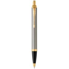 Ручка кулькова Parker IM 17 Brushed Metal GT BP 22 232 позол.