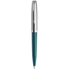 Ручка Паркер Parker 51 Teal Blue хром. кул.