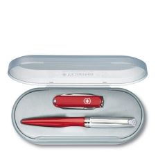 Набор Victorinox (мультитул Classic SD + ручка Caran d'Ache BP), в футляре, красный Набор Victorinox (мультитул Classic SD + ручка Caran d'Ache BP), в футляре, красный