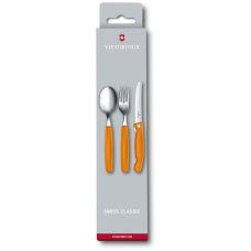 Набір кухонний Victorinox SwissClassic Table Set з помар. ручками, 3 пред (складний ніж, виделка, ложка), подарункове пакування