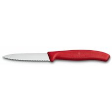Кухонный нож Victorinox SwissClassic Paring, 8 см, с красн. ручкой