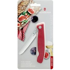 Кухонный нож Victorinox SwissClassic Foldable Paring, 11 см, с красн. ручкой, блистер