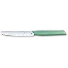 Кухонный нож Victorinox Swiss Modern Table 6.9006.1141, 11 см,  с мятн. ручкой