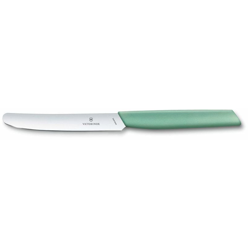 Кухонный нож Victorinox Swiss Modern Table 6.9006.1141, 11 см,  с мятн. ручкой