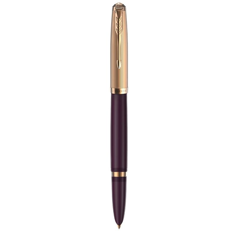 Ручка перова Parker Parker 51 Premium Plum GT 57 111 позол.
