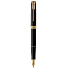 Ручка перова Parker Sonnet 17 Matte Black Lacquer GT FP F 84 811 позол.