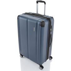 Валіза Travelite City на 4 колесах L exp. Син. (113/124л,4,5кг) (49x77x32см)