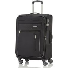 Валіза Travelite Capri на 4 колесах M exp. Чорн. (67/77л,3,1кг) (42x66x26/30см)