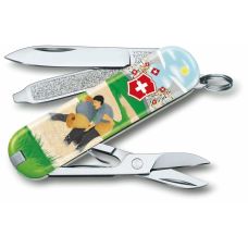 Ніж Victorinox Classic LE Swiss Wrestling Vx0.6223.L1603 58 мм/7 функцій/кольоров.
