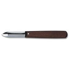 Овощечистка Victorinox 1 лезвие, с дерев. ручкой, коричневая