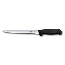 Кухонный нож Victorinox Fibrox Filleting Flex, 20 см, с черн. ручкой