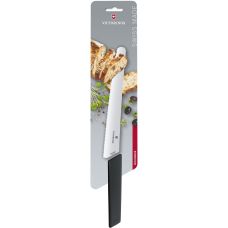 Кухонний ніж Victorinox Swiss Modern Bread&Pastry, 22 см, із чорн. ручкою, блістер