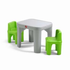 Набір: стіл і 2 стільчика "MIGHTY MY SIZE TABLE&CHAIRS", 48х64х64 см/ 50х35х35 см
