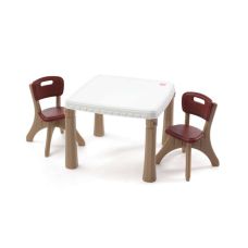 Набір: стіл і 2 стільчика "KITCHEN TABLE & CHAIRS", 48х64х64 см/ 50х35х35 см