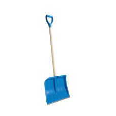 Лопата для уборки снега Snow pusher с деревянным черенком 41х121см синяя Лопата для уборки снега Snow pusher с деревянным черенком 41х121см синяя