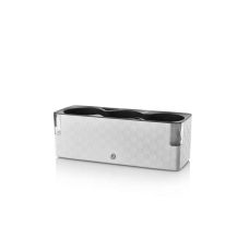 Цветник с оросительной системой Cobble Trio, 40x14x14 см, белый