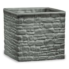 Кашпо для цветов STONE LOOK, керамика, 18