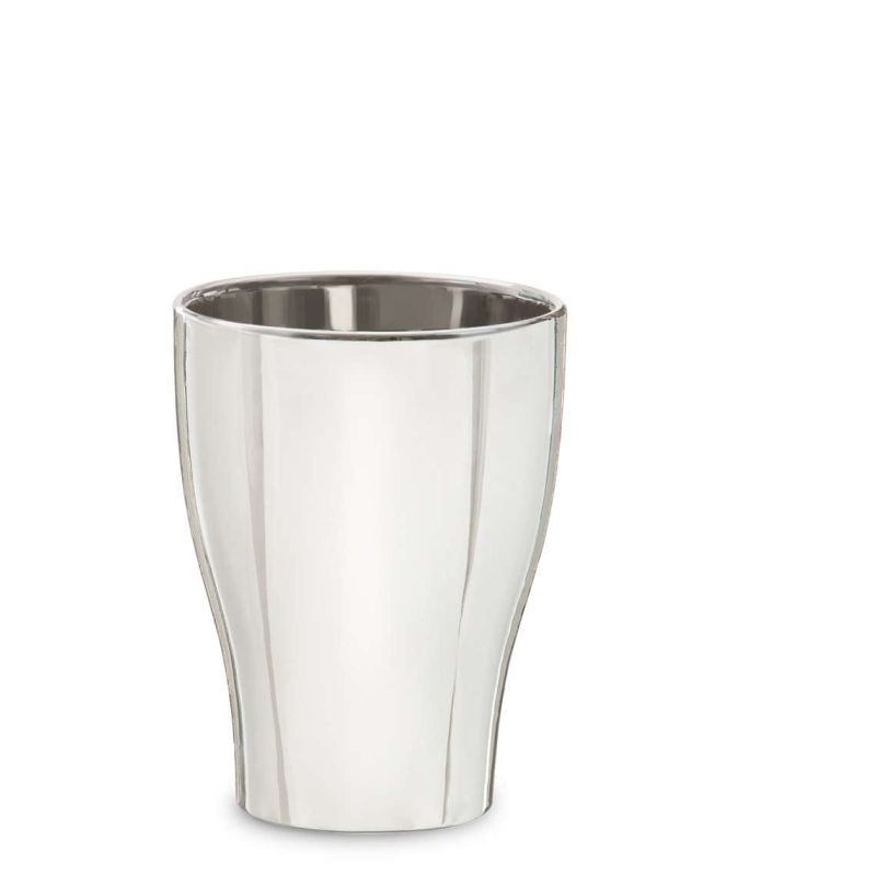 Орхидейница MIRROR SILVER, керамика, 10