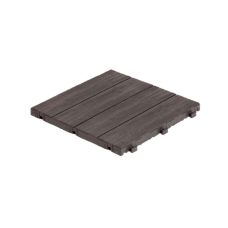 Декоративное напольное покрытие Multy Home Woodgrain, рифленое, 30х30см, коричневый, уп.6 шт.