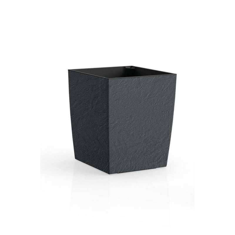 Цветник Plastkon ELIOT Stone 30x30 см антрацит