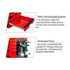 Висувна ящик двосекційний модульний для TBCE0202 TOPTUL TEAK4601