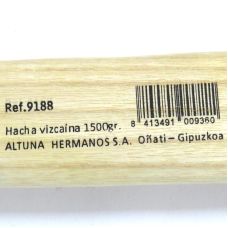 Топор Altuna 9188.A 800 мм с деревянной ручкой Испания