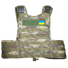 Плитоноска тактическая оксфорд Kirasa пиксель (Арт.KI1042)