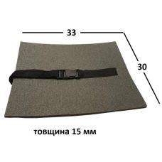 Туристическая сидушка (пенопопа) 33х30 Grey 15 мм (SK0005)