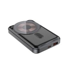 Power Bank Aspor A326 Magnetic Wireless 10000mAh (USB/Type-C/22.5W)- черный (900148)