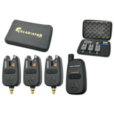 Набор сигнализаторов GLADIATOR RF298 3+1 Black с пейджером