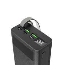 Power Bank Aspor A306 Fast Charge 30000mAh (USB-C/USB/Type-C/Lightning/22.5W)- черный (900124)