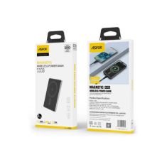 Power Bank Aspor A381 Magnetic Wireless 5000mAh (Type-C/20W)- серый (900154)
