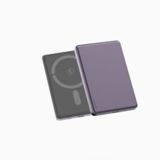 Power Bank Aspor A381 Magnetic Wireless 5000mAh (Type-C/20W)- фиолетовый (900155)