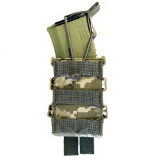 Итог открытый каркасный для 1 магазина АК Cordura пиксель(LE2969)
