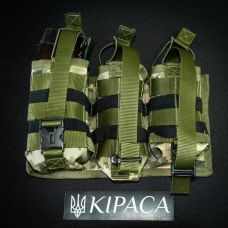 Підсумок під 6 магазинів АК Kirasa з кордури піксель (Арт.KI243)