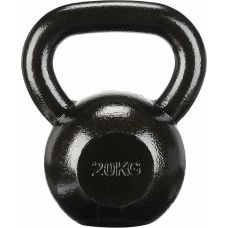 Гиря чугунная Toorx 20 кг с резиновой подставкой Black (KGV-20)