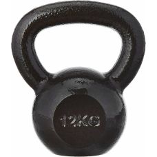 Гиря чугунная Toorx 12 кг с резиновой подставкой Black (KGV-12)