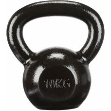 Гиря чавунна Toorx 10 кг з гумовою підставкою Black (KGV-10)