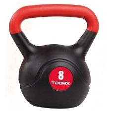 Гиря виниловая Toorx PVC 8 кг Black/Orange (KRP-8)