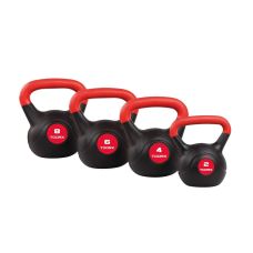 Гиря виниловая Toorx PVC 4 кг Black/Orange (KRP-4)