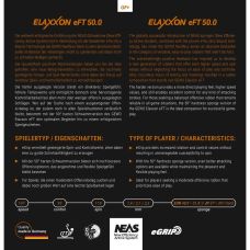 Ракетка для настольного тенниса Gewo Allround Classic, Elaxxon 50.0 + 45.0 ST (1163900001)