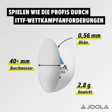 Мячи для настольного тенниса Joola Outdoor ball 6 шт (42181)