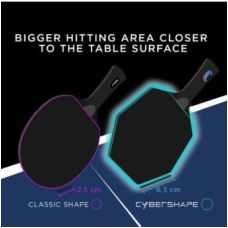 Ракетка для настольного тенниса Stiga Pro Carbon Plus Cybershape 5 Star FL (1215-0401-35)