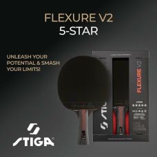 Ракетка для настольного тенниса Stiga Flexure 5 Star ver.2 FL (1215-1205-35)