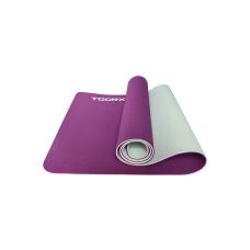 Коврик спортивный Toorx Yoga Professional TPE 183 х 60 х 0,6 см для йоги и фитнеса Burgundi/Perla (MAT-184)