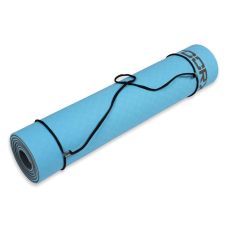 Коврик спортивный Toorx Yoga Professional TPE 183 х 60 х 0,6 см для йоги и фитнеса Burgundi/Perla (MAT-184)