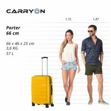 Валіза CarryOn Porter (M) Yellow (502457)
