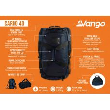 Сумка дорожная Vango Cargo 40 Moonlit Ocean (RUUCARGO0000004)