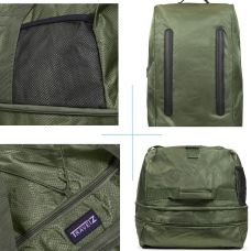 Сумка дорожная на колесах TravelZ Wheelbag Doubleloader foldable green (603097)