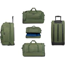 Сумка дорожная на колесах TravelZ Wheelbag Doubleloader green (603099)
